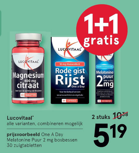 Lucovitaal   voedingssupplement folder aanbieding bij  Etos - details