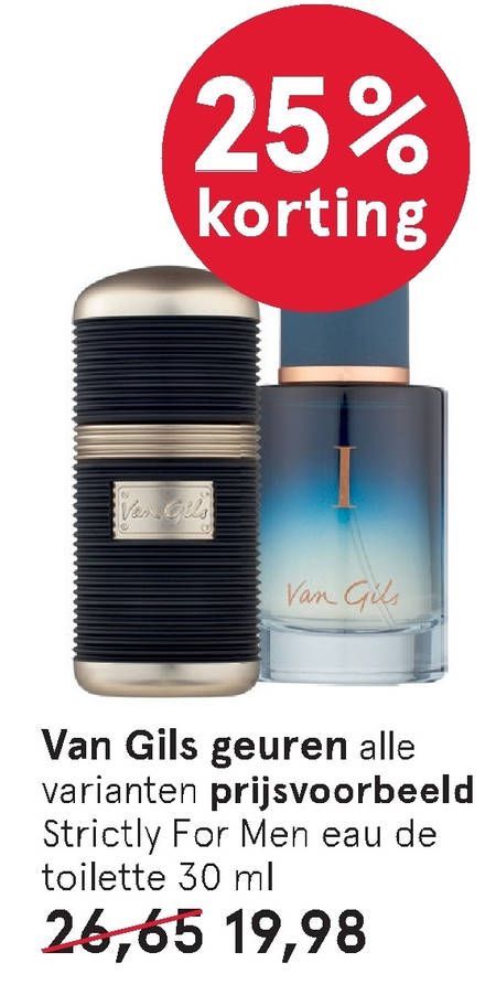 Van Gils   eau de toilette folder aanbieding bij  Etos - details