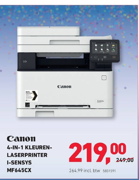 Canon   kleurenlaserprinter, all-in-one printer folder aanbieding bij  Office Centre - details