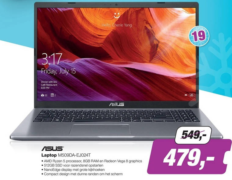 Asus   notebook folder aanbieding bij  EP Electronic Partner - details