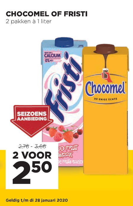 Chocomel   chocolademelk, drinkyoghurt folder aanbieding bij  Jumbo - details