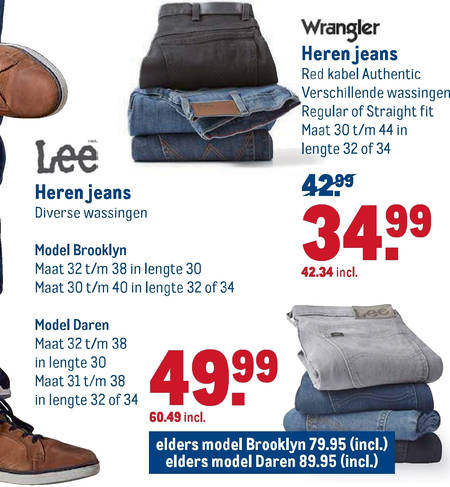 Lee   heren jeans folder aanbieding bij  Makro - details