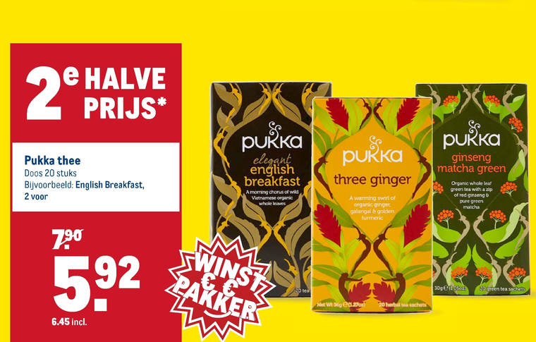 Pukka   thee folder aanbieding bij  Makro - details