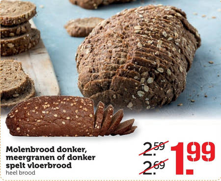 Molenbrood   brood folder aanbieding bij  Coop - details