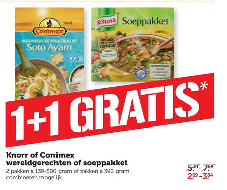 Conimex   soep, maaltijdmix folder aanbieding bij  Coop - details