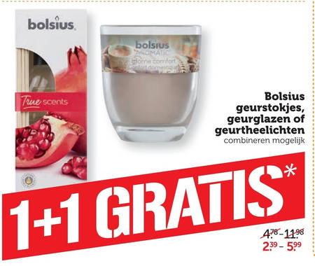 Bolsius   luchtverfrisser, geurtheelichten folder aanbieding bij  Coop - details