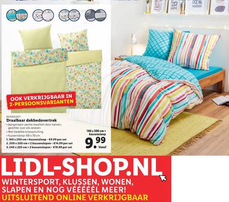 Meradiso   dekbedovertrek folder aanbieding bij  Lidl - details