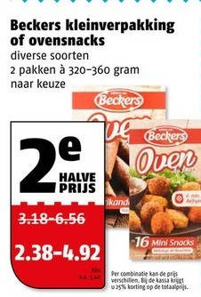 Beckers   kroket, bitterballen folder aanbieding bij  Poiesz - details