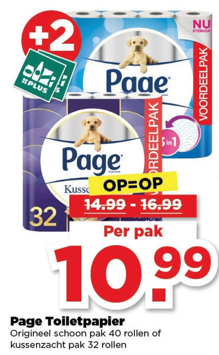 Page   toiletpapier folder aanbieding bij  Plus - details