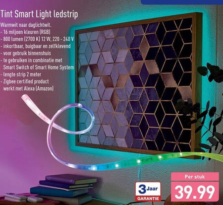 Noord West advies vocaal led strip folder aanbieding bij Aldi - details