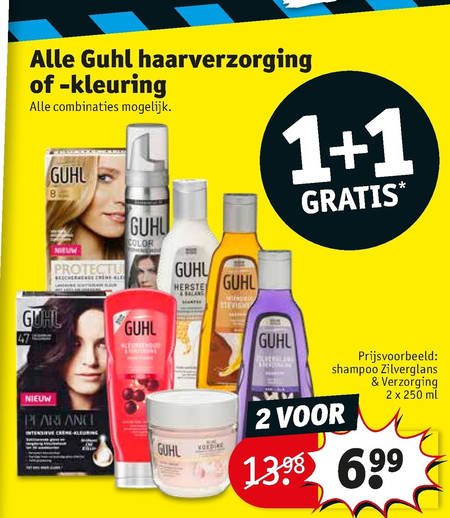 Guhl   haarverzorging, haarkleuring folder aanbieding bij  Kruidvat - details