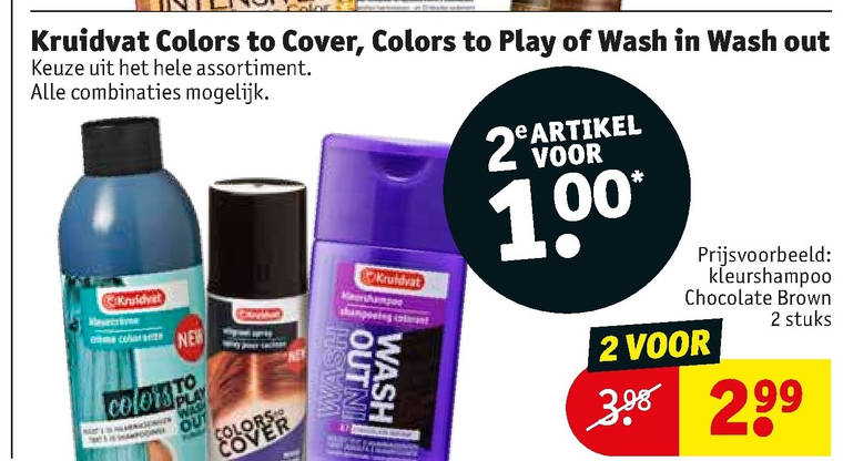 Kruidvat Huismerk   haarkleuring folder aanbieding bij  Kruidvat - details