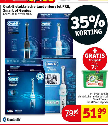 Braun Oral-B   electrische tandenborstel folder aanbieding bij  Kruidvat - details