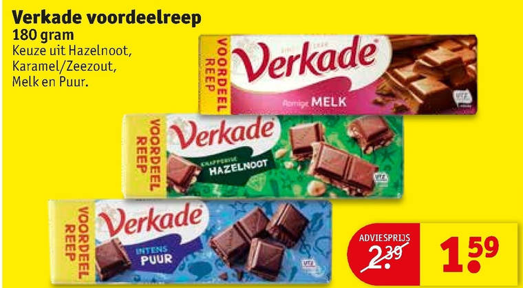 Verkade   chocolade folder aanbieding bij  Kruidvat - details