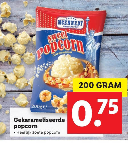 McEnnedy   popcorn folder aanbieding bij  Lidl - details