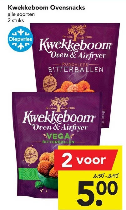 Verrassend Kwekkeboom snack, kroket folder aanbieding bij Deen - details EJ-99