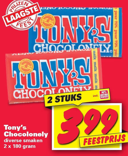 Tony Chocolony   chocolade folder aanbieding bij  Nettorama - details