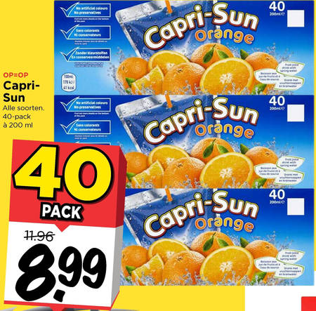 Capri-Sun   fruitdrank folder aanbieding bij  Vomar - details