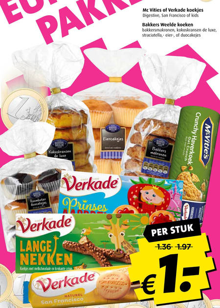 Bakkers Weelde   cakejes, kokosmakronen folder aanbieding bij  Boni - details