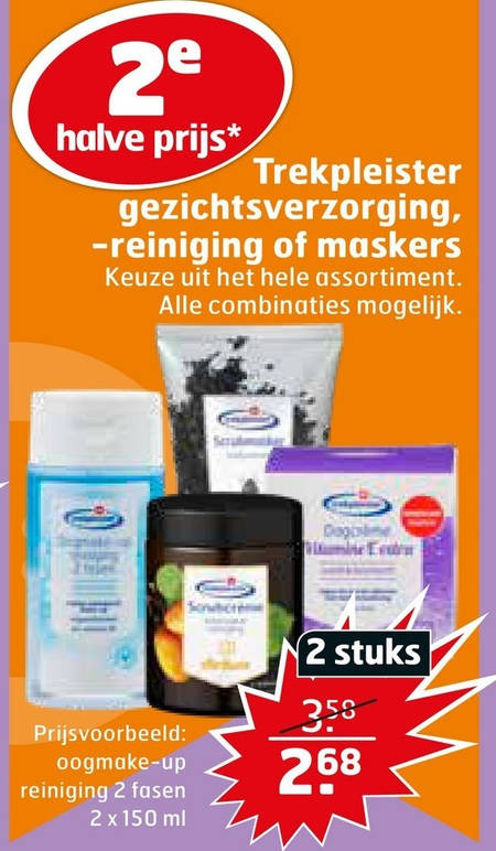 Trekpleister Huismerk   dagcreme, gezichtsverzorging folder aanbieding bij  Trekpleister - details