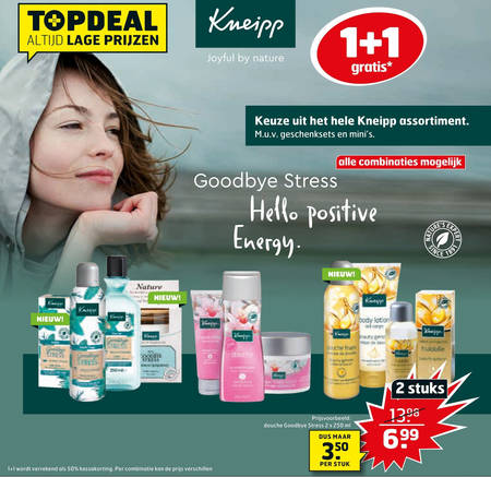 Kneipp   bodylotion, douchegel folder aanbieding bij  Trekpleister - details