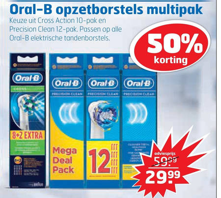 Braun Oral-B   opzetborstel folder aanbieding bij  Trekpleister - details