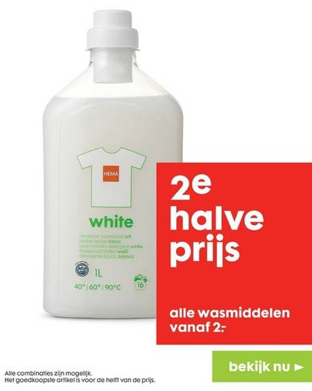 Hema huismerk   wasmiddel folder aanbieding bij  Hema - details