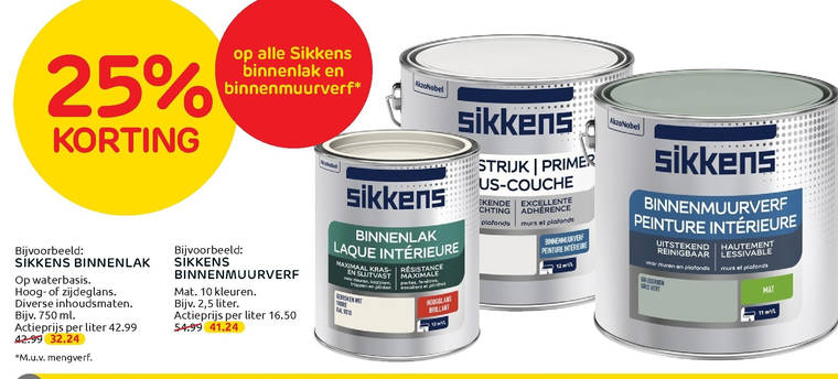 Sikkens   lak, muurverf folder aanbieding bij  Praxis - details