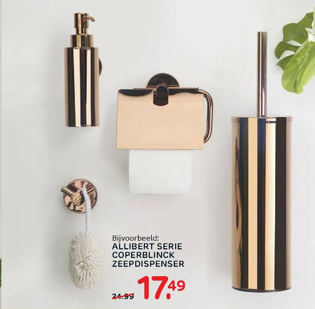 Allibert   badkamer accessoire, zeepdispenser folder aanbieding bij  Praxis - details