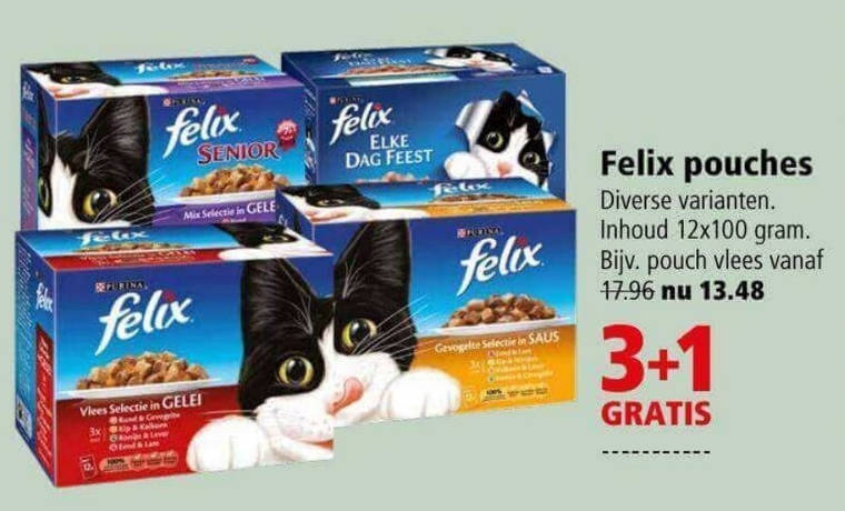 Felix   kattenvoer folder aanbieding bij  Welkoop - details