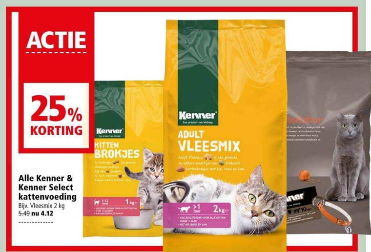 Kenner   kattenvoer folder aanbieding bij  Welkoop - details