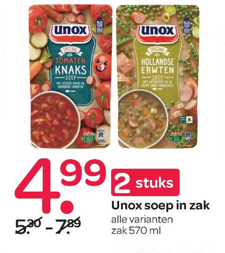 Unox   soep folder aanbieding bij  Spar - details