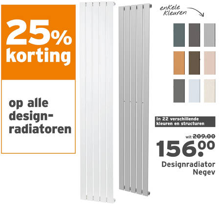 vloeistof overtuigen Daarom designradiator folder aanbieding bij Gamma - details