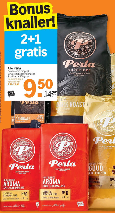 Perla   koffiepad, dolce gusto capsules folder aanbieding bij  Albert Heijn - details