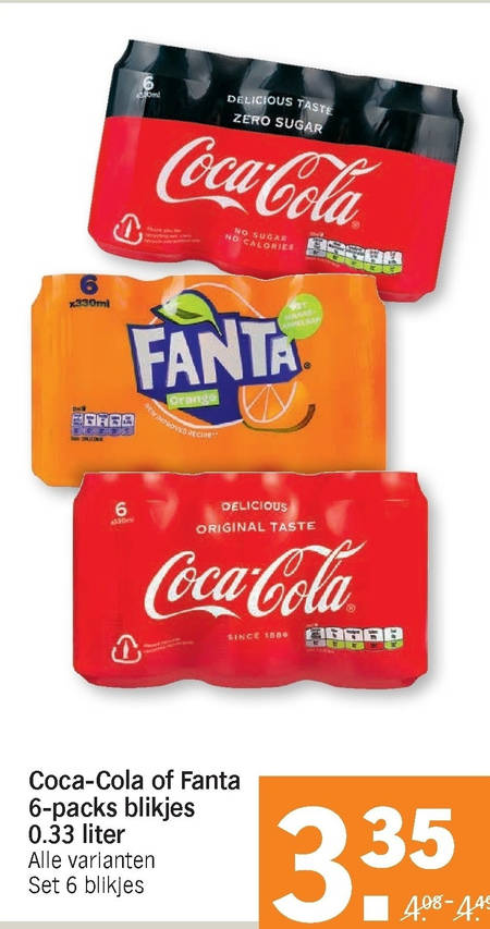 Coca-Cola   cola, frisdrank folder aanbieding bij  Albert Heijn - details