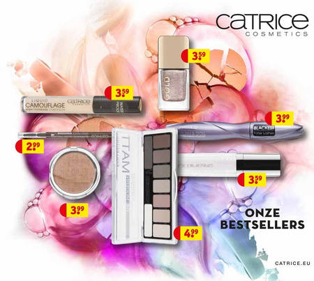 Catrice   mascara, nagellak folder aanbieding bij  Kruidvat - details