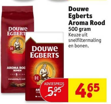 Douwe Egberts   koffie, koffiebonen folder aanbieding bij  Kruidvat - details