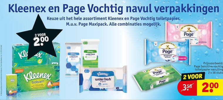 Page   tissue, zakdoek folder aanbieding bij  Kruidvat - details