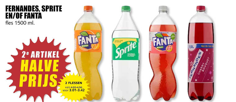 Sprite   frisdrank folder aanbieding bij  MCD Supermarkt Basis - details