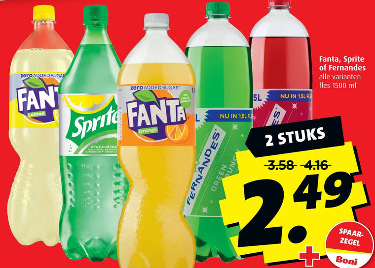 Fanta   frisdrank folder aanbieding bij  Boni - details