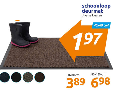 Geven Oom of meneer Pickering schoonloopmat folder aanbieding bij Action - details