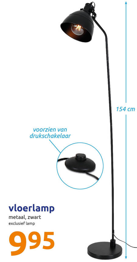 Beangstigend voordelig binnenkort vloerlampen folder aanbieding bij Action - details