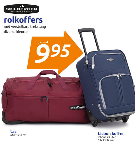 links Sui veel plezier trolley, wieltas folder aanbieding bij Action - details