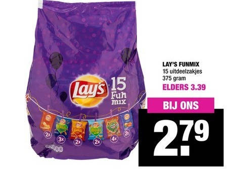 Lays   zoutje, chips folder aanbieding bij  Big Bazar - details