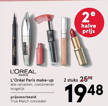 L Oreal   gezichtsreiniging, blusher folder aanbieding bij  Etos - details