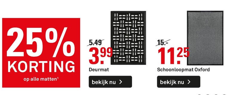 deurmat, schoonloopmat folder aanbieding - details