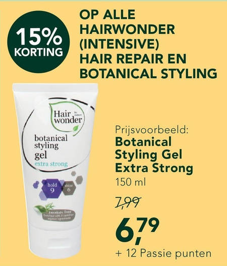 Hairwonder   haargel, haarmasker folder aanbieding bij  Holland & Barrett - details