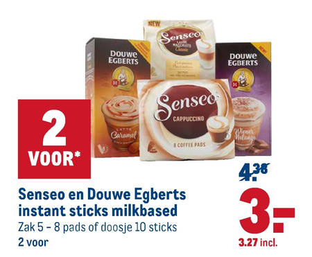 Douwe Egberts Senseo   oploskoffie, koffiepad folder aanbieding bij  Makro - details