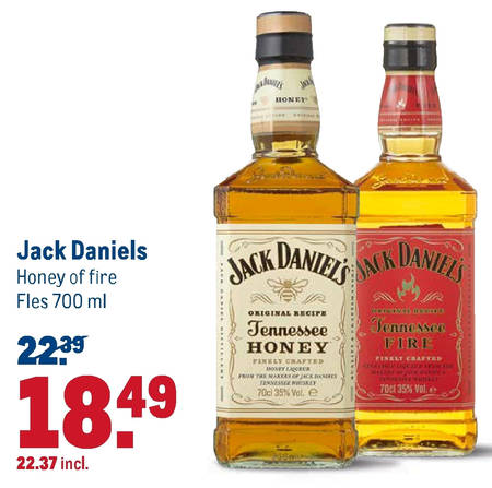 Jack Daniels   whisky folder aanbieding bij  Makro - details