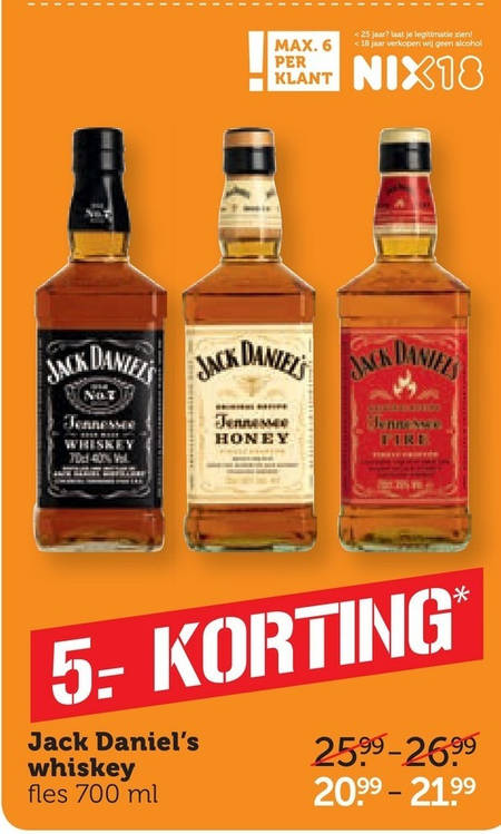 Jack Daniels   whisky folder aanbieding bij  Coop - details